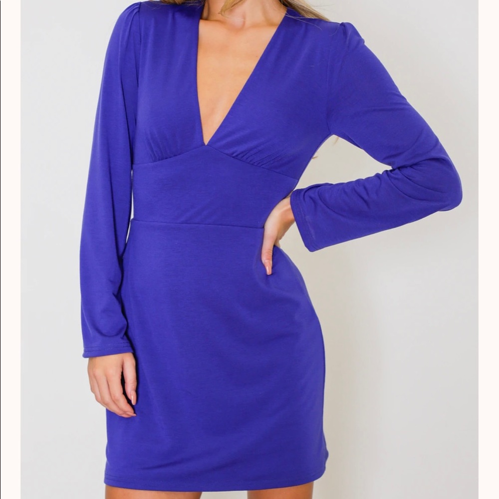 AYM Aster V-Neck Mini Dress ♡